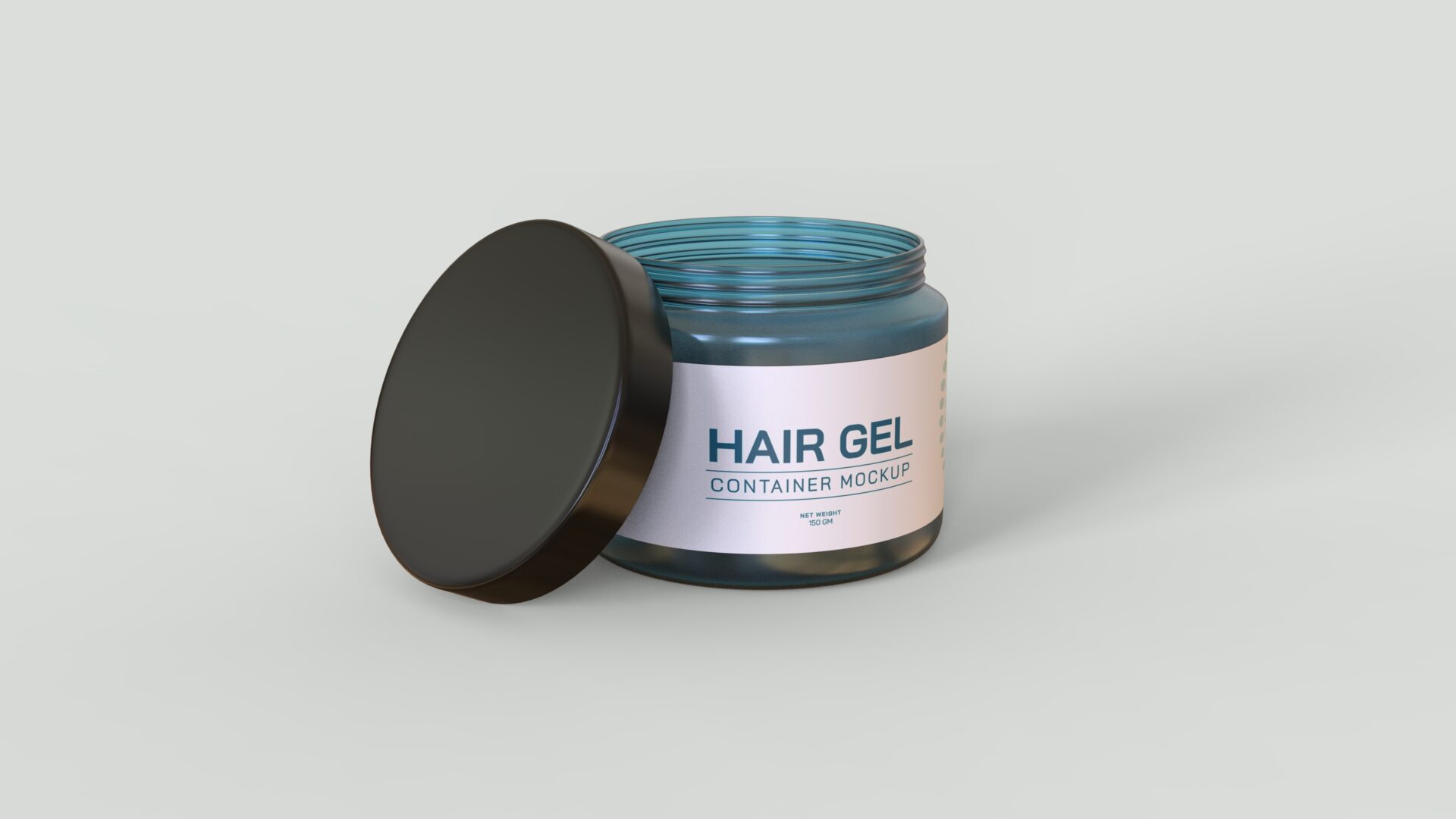 Cosmetic Hair Gel Container Bottle 3D Model